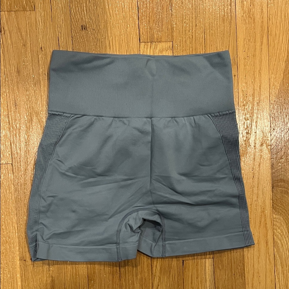 High-Waisted Gray Women's Shorts